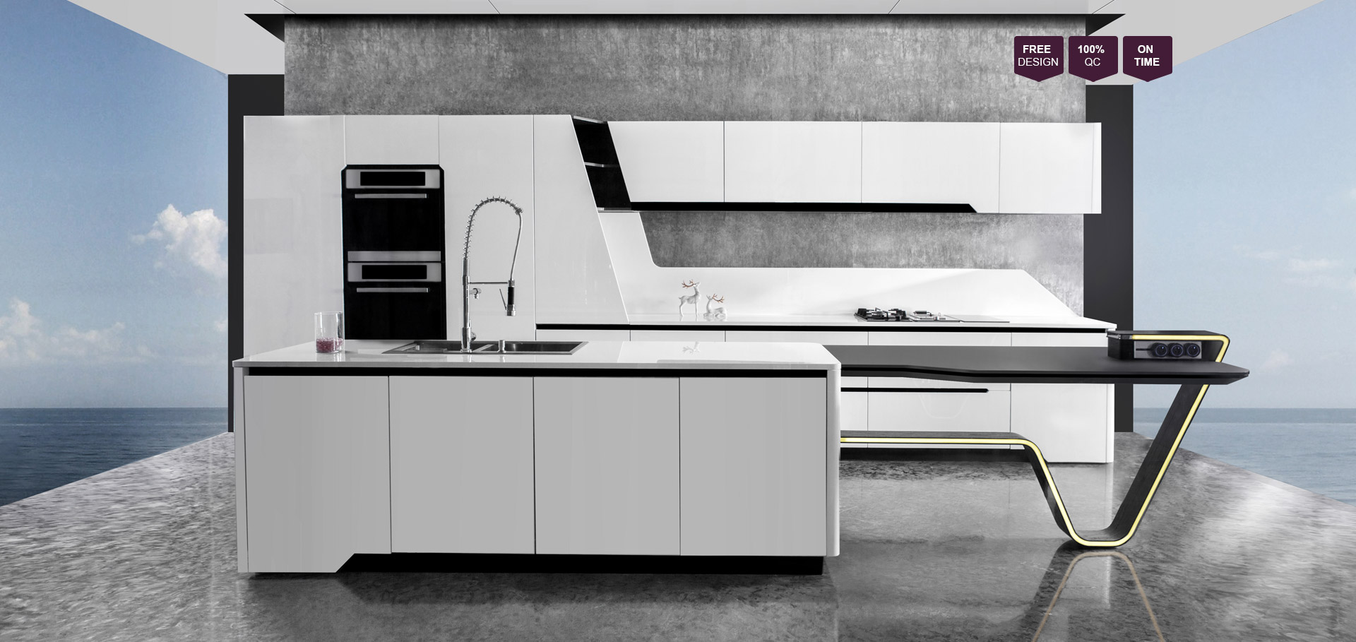 Modern Lacquer Kitchen