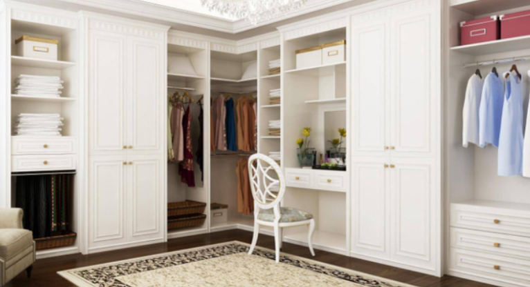 Is the bedroom wardrobe a custom wardrobe or a wall-mounted wardrobe?