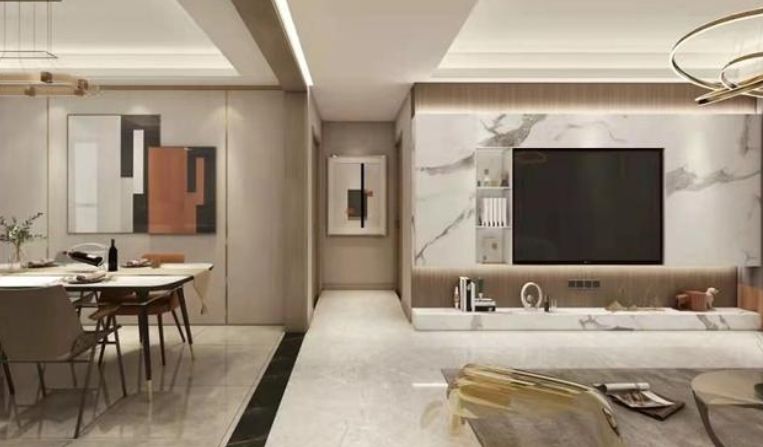 How to plan custom installation of TV console cabinet in living room